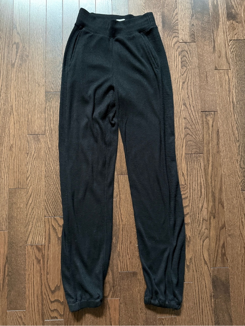 Rag & Bone Ribbed Joggers – Black (XS)